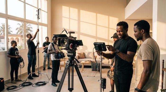 Coulisses d'un tournage 78Studio, préparation des comédiens